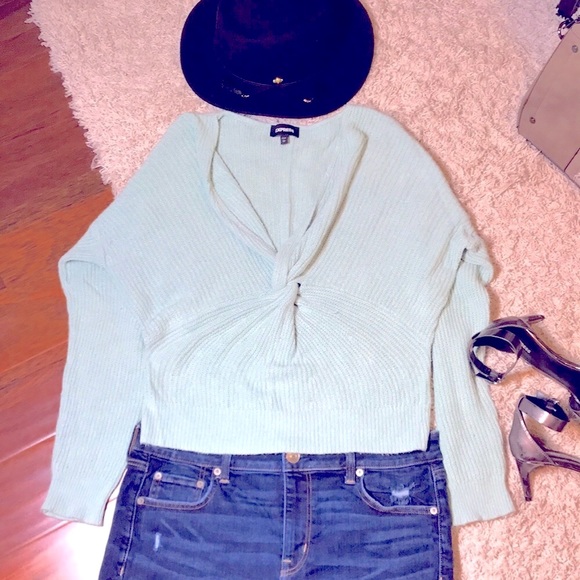 Express Knotted Sweater - Picture 2 of 4